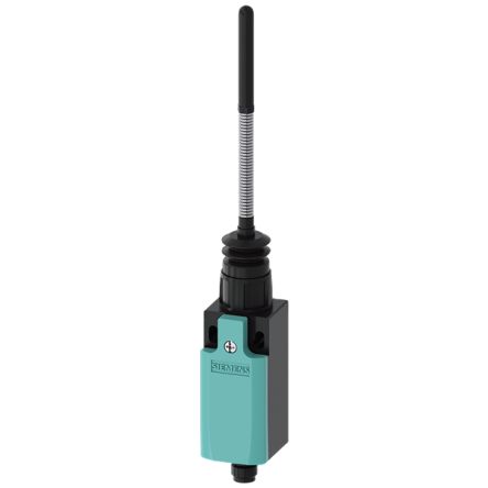 Siemens 3SE Series Spring Rod Lever Limit Switch, 1NC/1NO, IP65, 1NO/NC, Plastic Housing, 250V ac Max, 4A Max [3SE5234-0HR01-1AC4]; 161-582
