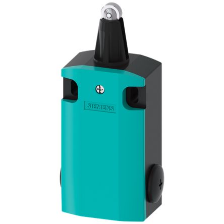 Siemens 3SE Series Roller Plunger Limit Switch, 1NC/1NO, IP66, IP67, 1NO/NC, Plastic Housing, 400V ac Max, 10A Max [3SE5162-0BD02]; 161-649