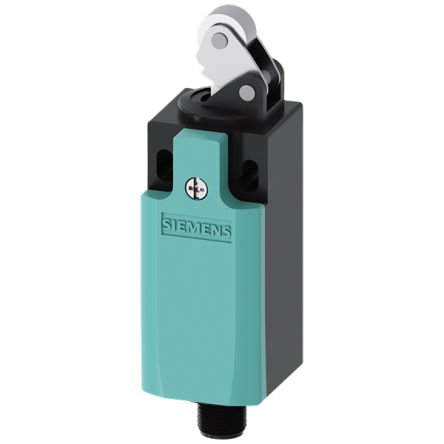Siemens 3SE Series Roller Plunger Limit Switch, 2NC/1NO, IP65, Plastic Housing, 125V ac Max, 4A Max [3SE5234-0LE11-1AE2]; 161-678