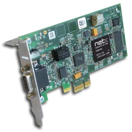 Hilscher 1 Low Profile PCI Express D-sub, 9 Pin PCI Serial Card [CIFX 70E-DP]; 162-128