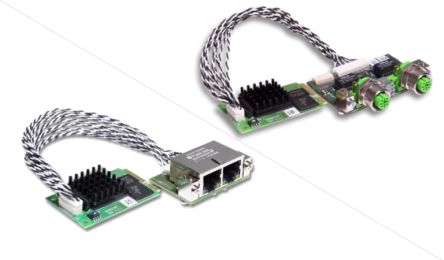 Hilscher 2 Port Mini PCI Express RJ45 Network Card, 100Mbit/s [CIFX 90E-RE\F+ML]; 162-131