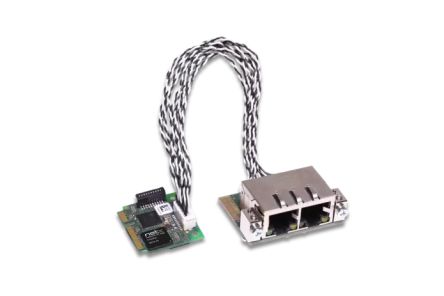 Hilscher 2 Port Mini PCI Express RJ45 Network Card, 100Mbit/s [CIFX HPCIE90-RE\F]; 162-140