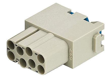 HARTING Quick Lock Module, 8 Way, 16A, Female, Han Modular, 400 V [09140082733]; 162-447
