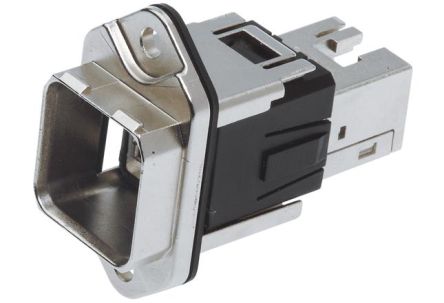 HARTING RJ45 Modular Plug, 1.75A, Female, Han PushPull (V14) Series, 8 Contacts [09352250311]; 162-475