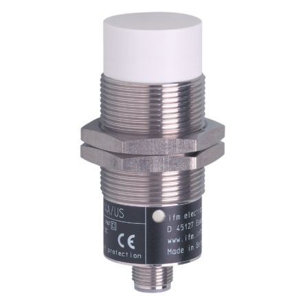 ifm electronic Inductive Threaded Barrel Proximity Sensor, M30, 15 mm Detection, PNP/NPN NO/NC, 10 → 55 V dc [II5733]; 162-645