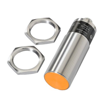 ifm electronic Inductive Threaded Barrel Proximity Sensor, M30, 10 mm Detection, PNP NO, 10 → 36 V dc [II5447]; 162-655