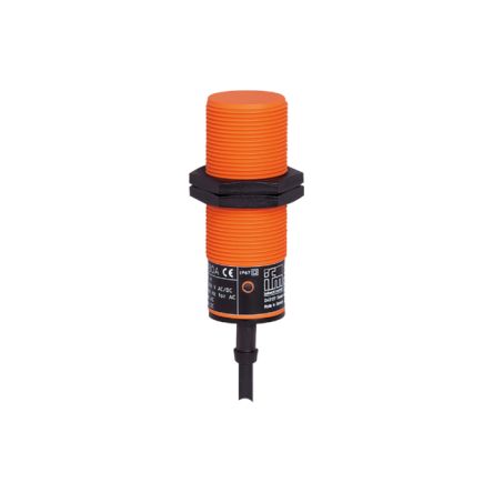ifm electronic Inductive Threaded Barrel Proximity Sensor, M30, 10 mm Detection, PNP NO, 10 → 36 V dc [II5369]; 162-693