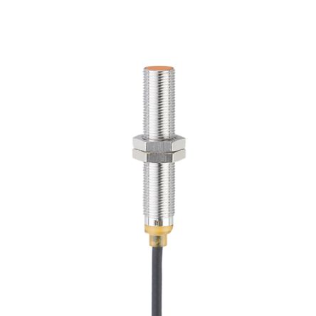 ifm electronic Inductive Threaded Barrel Proximity Sensor, M12, 4 mm Detection, PNP NO, 10 → 30 V dc [IFS252]; 162-702