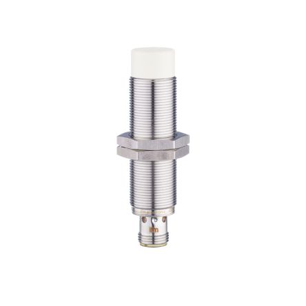ifm electronic Inductive Threaded Barrel Proximity Sensor, M18, 8 mm Detection, PNP NO, 10 → 30 V dc [IG5602]; 162-725