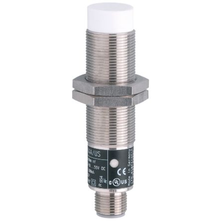 ifm electronic Inductive Threaded Barrel Proximity Sensor, M18, 8 mm Detection, PNP/NPN NO/NC, 10 → 55 V dc [IG5772]; 162-734