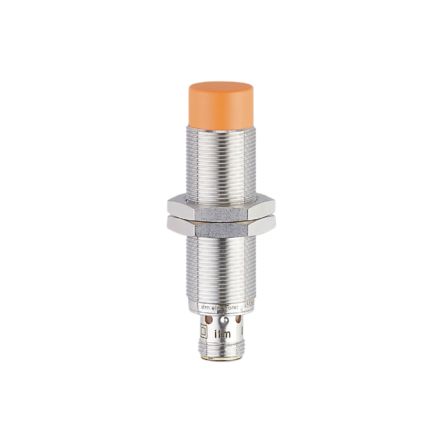 ifm electronic Inductive Threaded Barrel Proximity Sensor, M18, 12 mm Detection, PNP NO, 10 → 30 V dc [IGS213]; 162-742