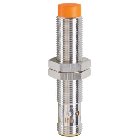 ifm electronic Inductive Threaded Barrel Proximity Sensor, M12, 4 mm Detection, PNP NO, 10 → 30 V dc [IF7101]; 162-893