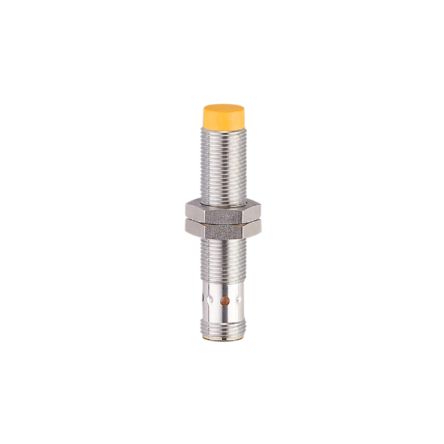 ifm electronic Inductive Threaded Barrel Proximity Sensor, M12, > 6 mm Detection, PNP, 8 → 32 V dc [GF854S]; 162-895
