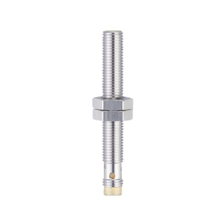 ifm electronic Inductive Threaded Barrel Proximity Sensor, M8, 1.5 mm Detection, PNP NO, 10 → 30 V dc [IE5390]; 162-905
