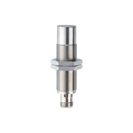 ifm electronic Inductive Threaded Barrel Proximity Sensor, M18, 12 mm Detection, PNP NO, 10 → 30 V dc [IG511A]; 162-982