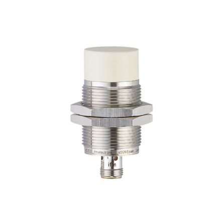 ifm electronic Inductive Threaded Barrel Proximity Sensor, M30, 22 mm Detection, PNP NO, 10 → 30 V dc [IIC219]; 162-986