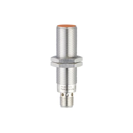 ifm electronic Inductive Threaded Barrel Proximity Sensor, M18, 8 mm Detection, PNP NO, 10 → 30 V dc [IG5929]; 163-015