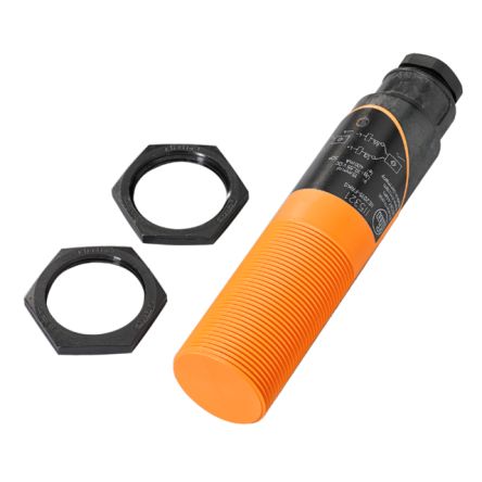 ifm electronic Inductive Threaded Barrel Proximity Sensor, M30, 15 mm Detection, PNP/NPN NO/NC, 10 → 55 V dc [II5321]; 163-033