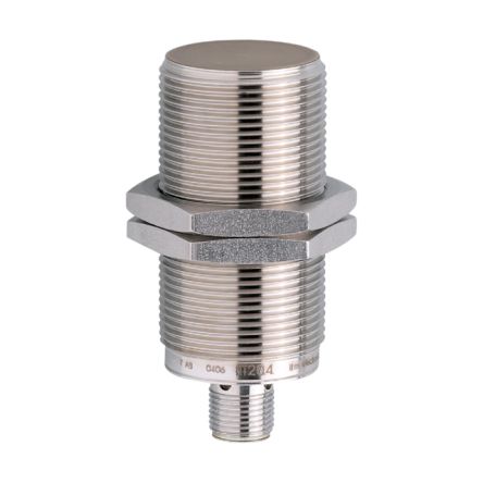 ifm electronic Inductive Threaded Barrel Proximity Sensor, M30, 14 mm Detection, PNP/NPN NO, 10 → 36 V dc [IIT204]; 163-043