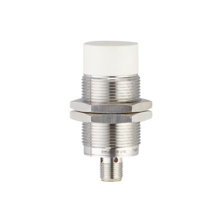 ifm electronic Inductive Threaded Barrel Proximity Sensor, M30, 22 mm Detection, PNP NO, 10 → 60 V dc [IIM209]; 163-046