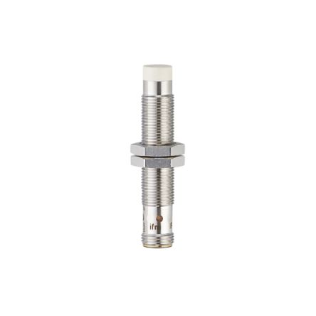 ifm electronic Inductive Threaded Barrel Proximity Sensor, M12, 8 mm Detection, PNP NO, 10 → 30 V dc [IFC246]; 163-058