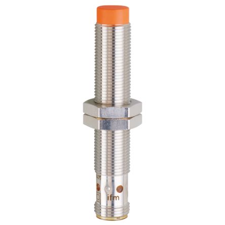 ifm electronic Inductive Threaded Barrel Proximity Sensor, M12, 4 mm Detection, PNP NO, 10 → 30 V dc [IF5930]; 163-162
