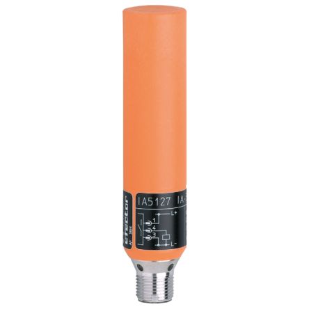 ifm electronic Inductive Smooth Barrel Proximity Sensor, 10 mm Detection, PNP NO, 10 → 36 V dc [IA5127]; 163-169