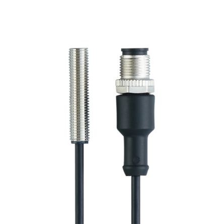 ifm electronic Inductive Threaded Barrel Proximity Sensor, M8, 3 mm Detection, PNP/NPN NO, 10 → 30 V dc [IE5351]; 163-193