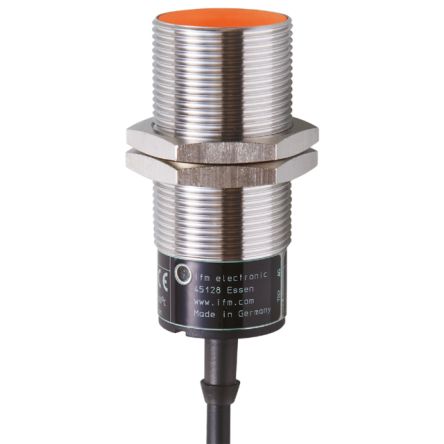ifm electronic Inductive Threaded Barrel Proximity Sensor, M30, 10 mm Detection, PNP NO+NC, 10 → 36 V dc [II5800]; 163-253