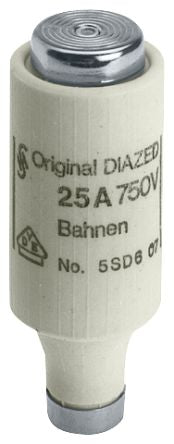 Siemens 35A Diazed Fuse, gG, 750V ac/dc [5SD608]; 163-276
