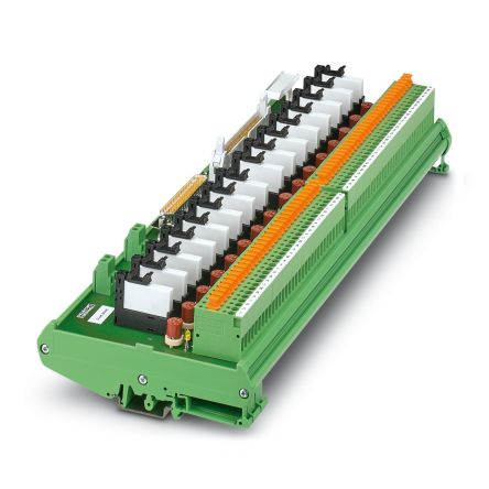 Phoenix Contact 16-Contact Female Interface Module, D-sub Connector, DIN Rail Mount, 50mA [2906944]; 170-612