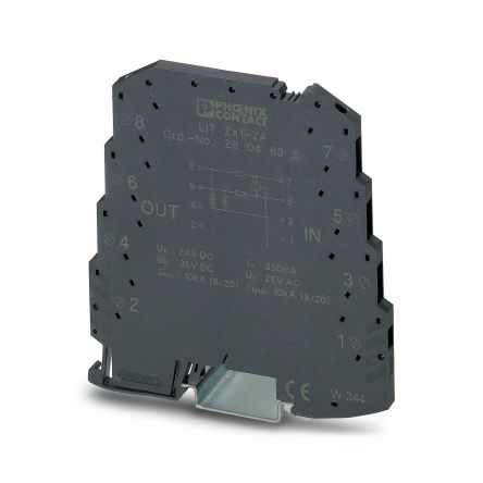 Phoenix Contact Surge Protector, DIN Rail Mount [2804636]; 170-662
