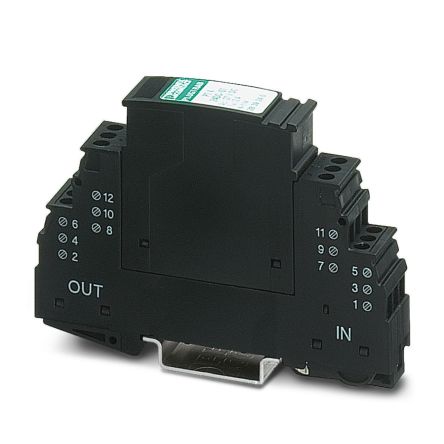 Phoenix Contact, PT Surge Protection Plug 5 VDC Maximum Voltage Rating [2839211]; 170-670