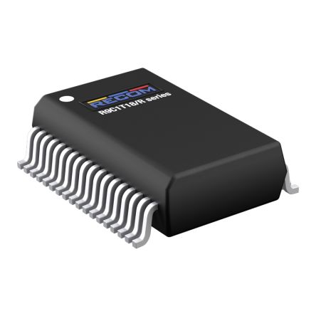 Recom R9C1T18/R DC-DC Converter, 15 → 18V dc/ 100mA Output, 8.5 → 18 V dc Input, 1.5W, Surface Mount, [R9C1T18/R-R]; 170-800