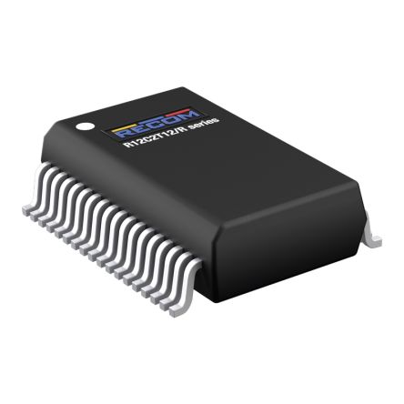Recom R12C2T12/R DC-DC Converter, 10 → 18V dc/ 100mA Output, 9 → 18 V dc Input, 1.5W, Surface Mount, [R12C2T12/R-R]; 170-805