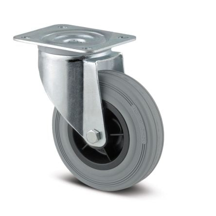 Tente Castor Wheel, 160kg Capacity, 200mm Wheel [600828]; 170-860