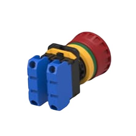 TE Connectivity PBES22 Series Emergency Stop Push Button, Panel Mount, 22.3mm Cutout, 2NO, IP20, IP65 [PBES22N20R]; 171-029