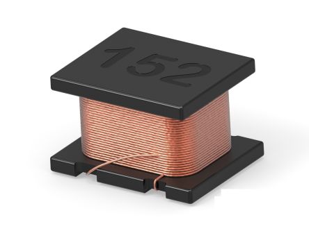TE Connectivity, 3627, 3627 Unshielded Wire-wound SMD Inductor with a Ferrite Core, 4.7 μH 20% 650mA Idc [3627322520C4R7M-2]; 171-162