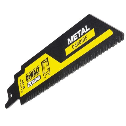DeWALT, 8 Teeth Per Inch Metal 102mm Cutting Length Reciprocating Saw Blade, Pack of 1 [DT20436-QZ]; 172-529