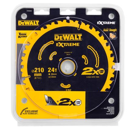 DeWALT Circular Saw Blade, Pack of 1 [DT20432-QZ]; 172-549