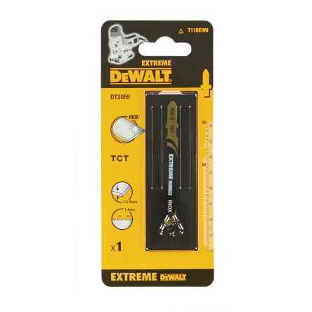 DeWALT Metal 55mm Cutting Length Jigsaw Blade, Pack of 1 [DT2055-QZ]; 172-592