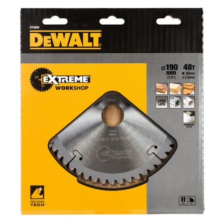 DeWALT Wood Circular Saw Blade, Pack of 1 [DT4094-QZ]; 173-267
