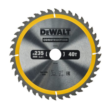 DeWALT Wood Circular Saw Blade, Pack of 1 [DT1955-QZ]; 173-315