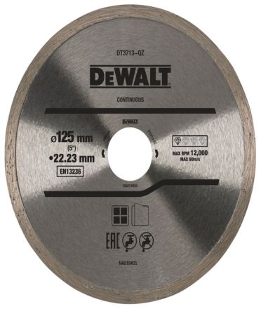 DeWALT DT37, 125mm, 1 in pack [DT3713-QZ]; 173-362