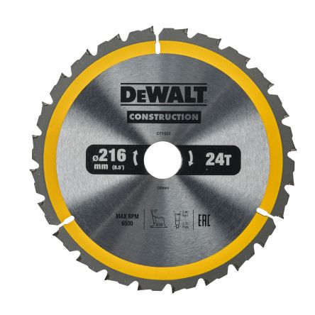 DeWALT Multiple Materials Circular Saw Blade, Pack of 1 [DT1952-QZ]; 173-558