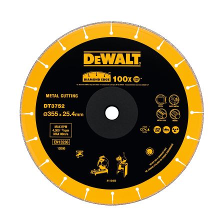 DeWALT Metal Circular Saw Blade, Pack of 1 [DT3752-QZ]; 173-683