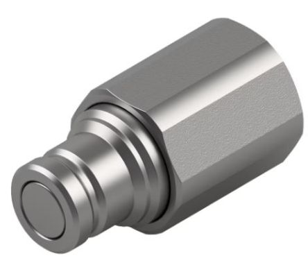 Parker Male Hydraulic Quick Connect Coupling, G 1 Female [FEM-1002-16FB]; 173-770