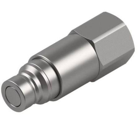 Parker Male Hydraulic Quick Connect Coupling, G 1 Female [FEC-1002-16FB]; 173-771
