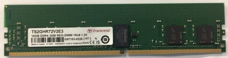 Transcend 16 GB DDR4 Server RAM, 3200Mbit/s, RDIMM, 1.2V [TS2GHR72V2E3]; 174-220