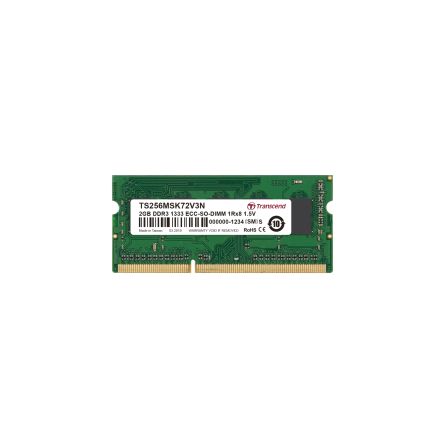 Transcend 2 GB DDR3 Desktop, Server RAM, 1333Mbit/s, SODIMM, 1.5V [TS256MSK72V3N]; 174-231